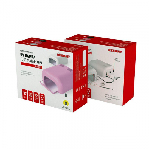 Лампа для сушки ногтей Classic (UV.36Вт) Rexant 31-0705 фото 5