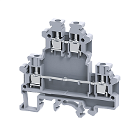 Клемма двухъярусная винтовая OptiClip CDL-4-2L-I сер. КЭАЗ 289803