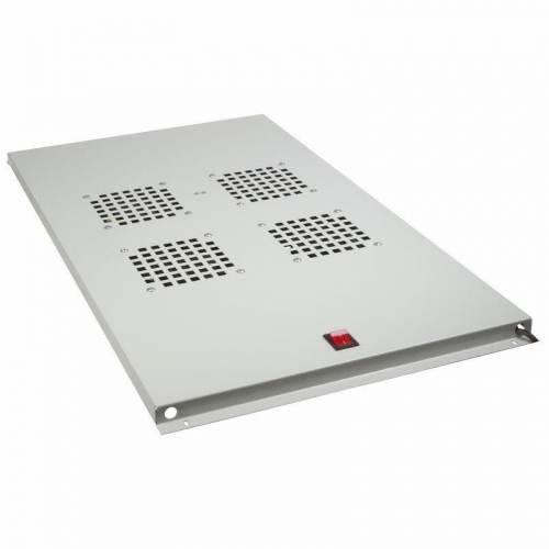 Модуль вентиляторный потолочный с 4-мя вентиляторами без термостата для шкафов Standart с глубиной 1000мм Rexant 04-2602 фото 4