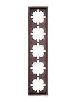 Рамка 5-м ZIMA горизонт. шоколад LEZARD 704-7300-150