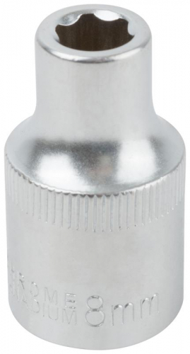 Головка шестигранная CrV 1/2дюйм 8мм FIT 62038 фото 2