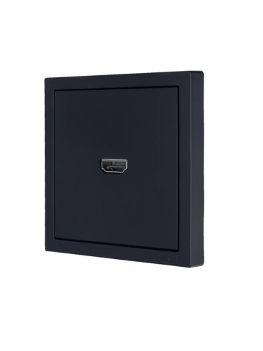 Розетка HDMI 1-м СП ZIMA IP20 механизм черн. бархат LEZARD 704-4288-203 фото 3