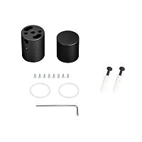 Крепление MOONLIGHT-VT-CEILING-D25 комплект метал. черн. Arlight 048398