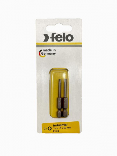 Бита Е6.3 TX15х50 Industrial (блист.2шт) FELO 03615536 фото 2