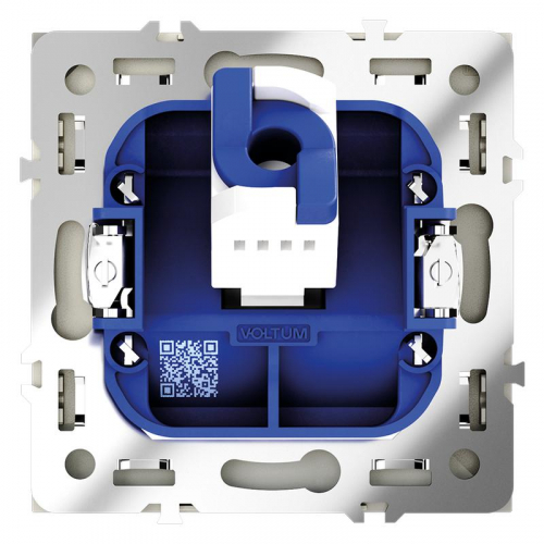 Розетка компьютерная 1-м СП S70 RJ45 кат.6 механизм сталь Voltum VLS060105 фото 4