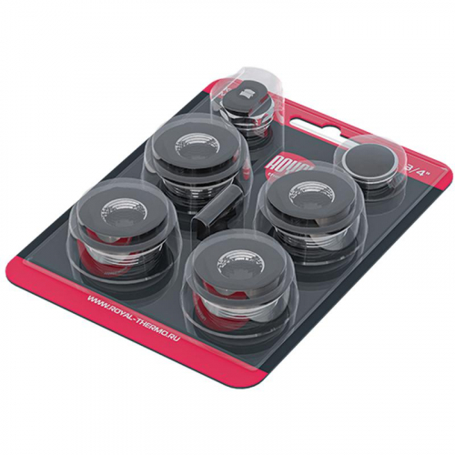 Комплект монтажный 1дюймх3/4дюйм черн. Royal Thermo НС-1614228