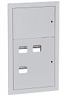 Щит этажный 3кв. без слабот. отсека (1000х650х150) Basic EKF mb28-v-3r