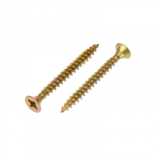 Саморез универсальный 4х40 желт. цинк (уп.200шт) Kranz KR-01-3311-029
