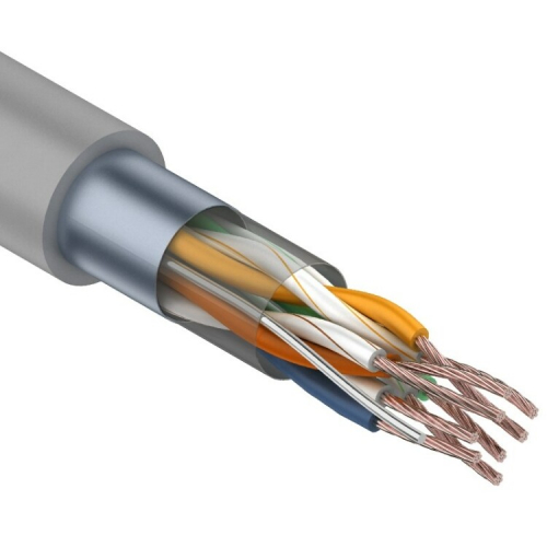 Кабель FTP 4PR 24AWG CAT5e 305м STRANDED | 01-0145 | REXANT