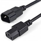 Кабель питания С13-C14, 3х0.75, 220В, 10A, 2200 Вт, чёрный, 0.6м Filum FL-PC10-C13-C14-0.6M