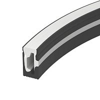 Профиль WPH-FLEX-0612-SIDE-S8-10m BLACK L10000 силикон. (уп.10м) Arlight 045785
