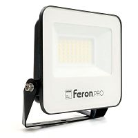 Прожектор светодиодный LL-1000 30Вт 6400К IP65 AC 175-265В/50Гц черн. FERON 41539