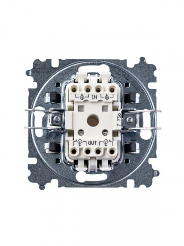 Переключатель перекрестный 1-кл. СП Levit IP20 бел./ледяной ABB 2CHH590745A6001 фото 2