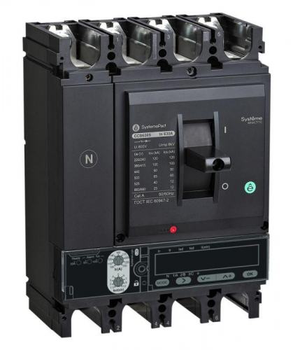 Выключатель автоматический SPC400 36кА S5.3E 4P4D 400А SE SPC400F40053E4DFC