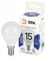 Лампа светодиодная STD LED P45-15W-860-E14 15Вт шар 6000К холод. дневной свет E14 170-265В Эра Б0066836