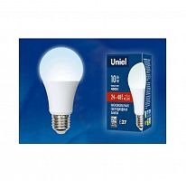 Лампа светодиодная LED-A60-10W/NW/E27 /FR/24-48V PLO55WH 10Вт грушевидная матовая 4000К нейтр. бел. E27 24-48В (упак. картон) Uniel UL-00002382