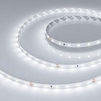 Лента светодиодная RT-A60-8mm 24V White 6000К 2835 4.8Вт/м IP20 открыт. (уп.5м) Arlight 011504(2)
