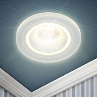 Светильник встраиваемый декоративный DK90 WH MR16/GU5.3 бел. Эра Б0054358