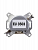 Розетка телевизионная оконечная TV/R Levit сл. кость ABB 2CHH083503A6017