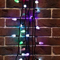 Гирлянда светодиодная "Мультишишки" 10м 80LED RGB 5Вт IP65 провод каучук черн. (нужен шнур питания 315-000) Neon-Night 303-509-3