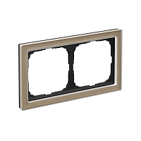 Рамка 2-м ArtGallery Pure органич. стекло шампань SE GAL320502