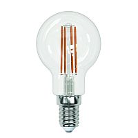 Лампа светодиодная LED-G45-13W/3000K/E14/CL PLS02WH Sky прозр. картон Uniel UL-00005905