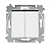 Выключатель 2-кл. СП Levit IP20 бел./дым. черн. ABB 2CHH590545A6062