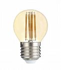 Лампа светодиодная филаментная PLED OMNI 6Вт G45 3000К тепл. бел. E27 230В/50Гц Gold JazzWay 5021242