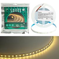 Лента светодиодная SST02 120SMD(2835)/м 9.6Вт/м 12В 5000х8х1.22мм 3000К IP20 (уп.5м) SAFFIT 55240