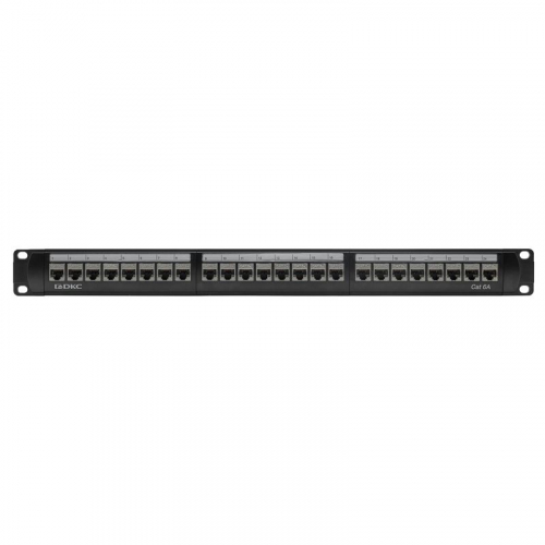 Патч-панель модульная 19дюйм 1U CAT6A 24 порта RJ45 экранир. DKC RN6APPF24 фото 3