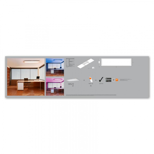 Светильник светодиодный SMART WIFI PLANON PLUS 120X30 RGBW LEDVANCE 4058075525290 фото 4