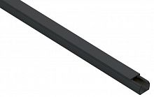 Кабель-канал 12х12 L2000 пластик ЭЛЕКОР черн. IEK EL-KK10-012-012-1-K02