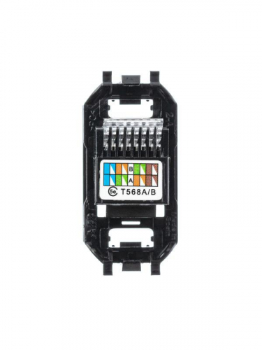 Разъем телекоммуникац. 8 конт. 5 кат. UTP тип RJ45 ABB 2CLA201850A1001 фото 4