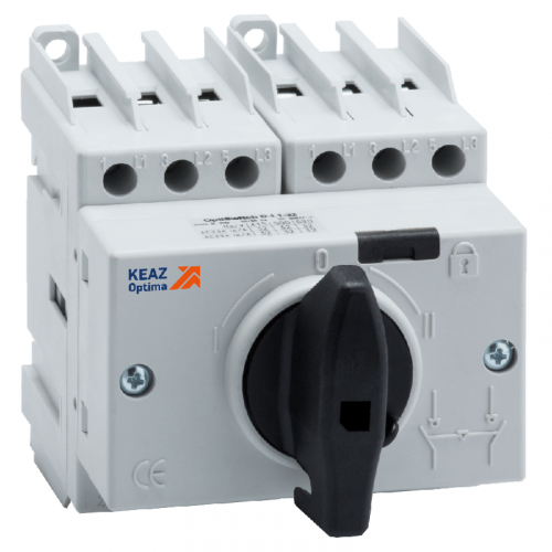 Выключатель-разъединитель реверсивный 3п 16А OptiSwitch DI-16-3C КЭАЗ 332078