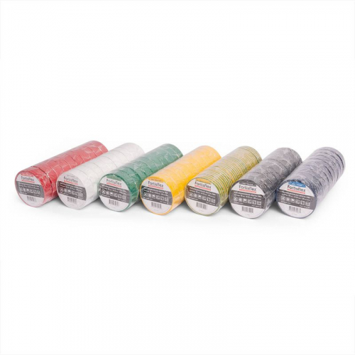 Изолента ПВХ 19х0.13х20 красн. Fortisflex 90814 фото 8