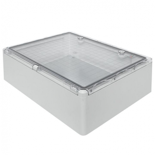 Бокс пластиковый с монтажной платой 500х400х180 IP65 прозр. дверь PROxima EKF PBT65MP006 фото 4