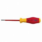 Отвертка диэлектрическая шлицевая SL2.5х0.4х75 Felo 91302590