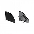 Заглушка SL-KANT-H18 FLAT BLACK глухая пластик (комплект) Arlight 049431