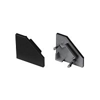 Заглушка SL-KANT-H18 FLAT BLACK глухая пластик (комплект) Arlight 049431