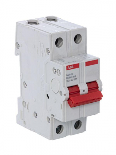 Выключатель нагрузки мод. 2п 16А Basic M BMD51216 ABB 2CDD642051R0016 фото 2