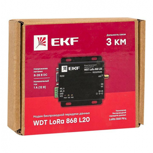 Модем беспроводной передачи данных WDT LoRa 868 L20 PROxima EKF wdt-L868-20 фото 5