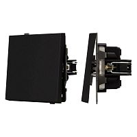 Выключатель звонковый SWT-TENDO-MKR1-SFPL-BK 10А 230В механизм Arlight 054587