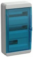 Корпус пластиковый КМПн-36 IP65 син. прозр. дверь TEKFOR IEK TF5-KP72-N-36-65-K03-K07