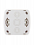Розетка 1-м ОП Demet 16А IP20 без заземл. керамика бел. LEZARD 711-0200-121