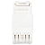Люк 18-8002-01 коннектор RJ45 CAT6 UTP Keystone бел. Эра Б0063290