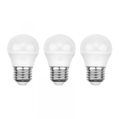 Лампа светодиодная 7.5Вт GL шар 4000К E27 713лм (уп.3шт) Rexant 604-035-3 фото 2
