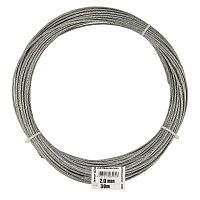 Трос для растяжки 2.0мм DIN 3055 сталь (уп.30м) Zitar 127844