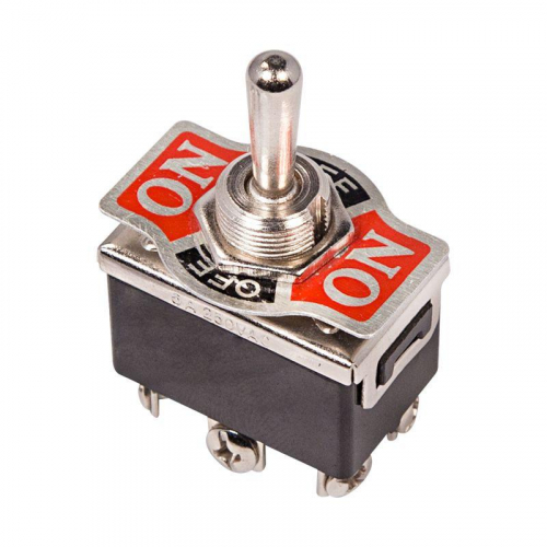 Тумблер 250В 10А (6с) ON-OFF-(ON) 2п (KN-213) Rexant 36-4171 фото 3