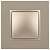 Кнопка 10АХ-250В Elegance шампань 14-1111-04 ЭРА Б0047865