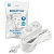 Удлинитель 2х10м без заземл. 10А IP20 2.2кВт ПВС 2х1 бел. DOMTOK 2345